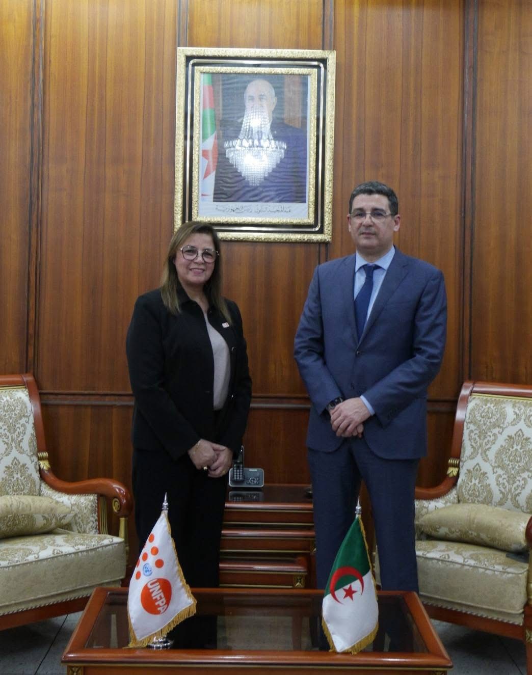 وزير الصحة يستقبل ممثلة صندوق الأمم المتحدة للسكان