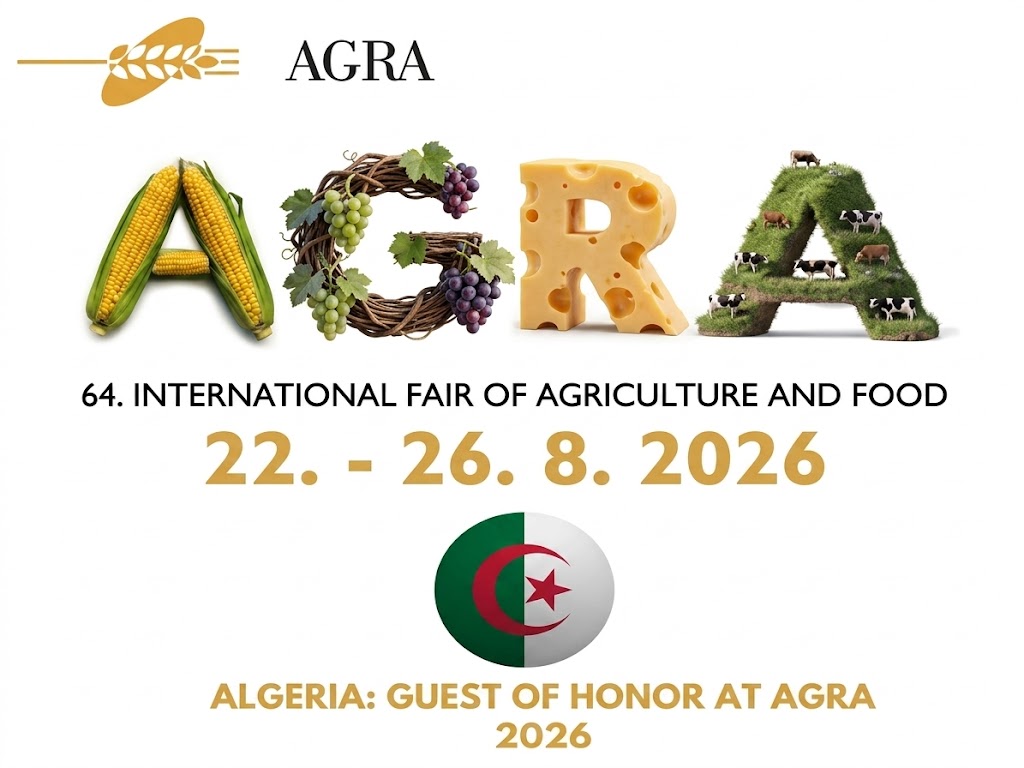 الجزائر ضيف شرف في معرض AGRA 2026 بسلوفينيا