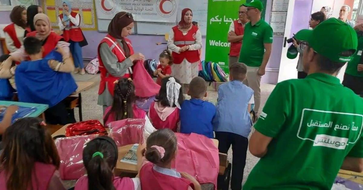 الهلال الأحمر يطلق حملة وطنية لمرافقة التلاميذ طوال الموسم الدراسي