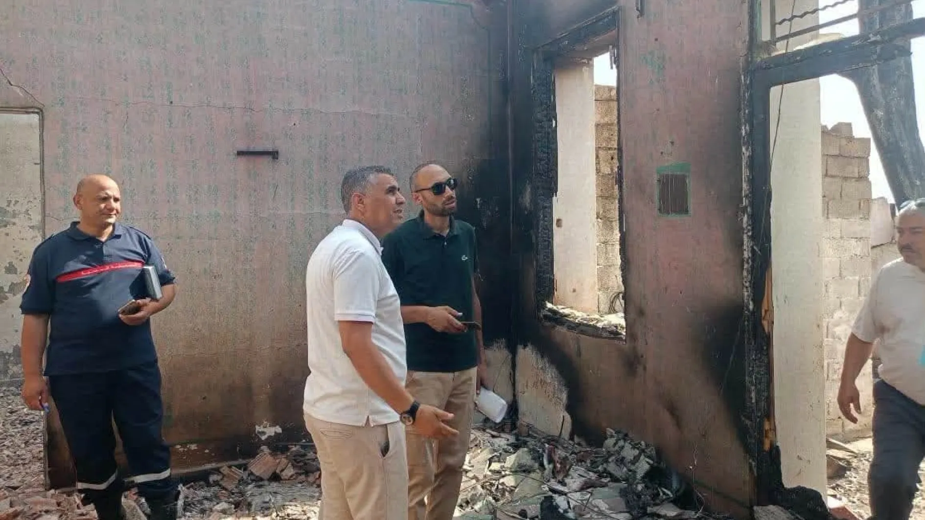تنصيب اللجان الولائية المكلفة بدراسة وتقييم الأضرار والخسائر الناجمة عن الحرائق