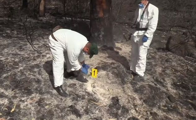 الدرك الوطني يباشر التحقيقات ورفع الأدلة من البؤر التي إندلعت منها الحرائق
