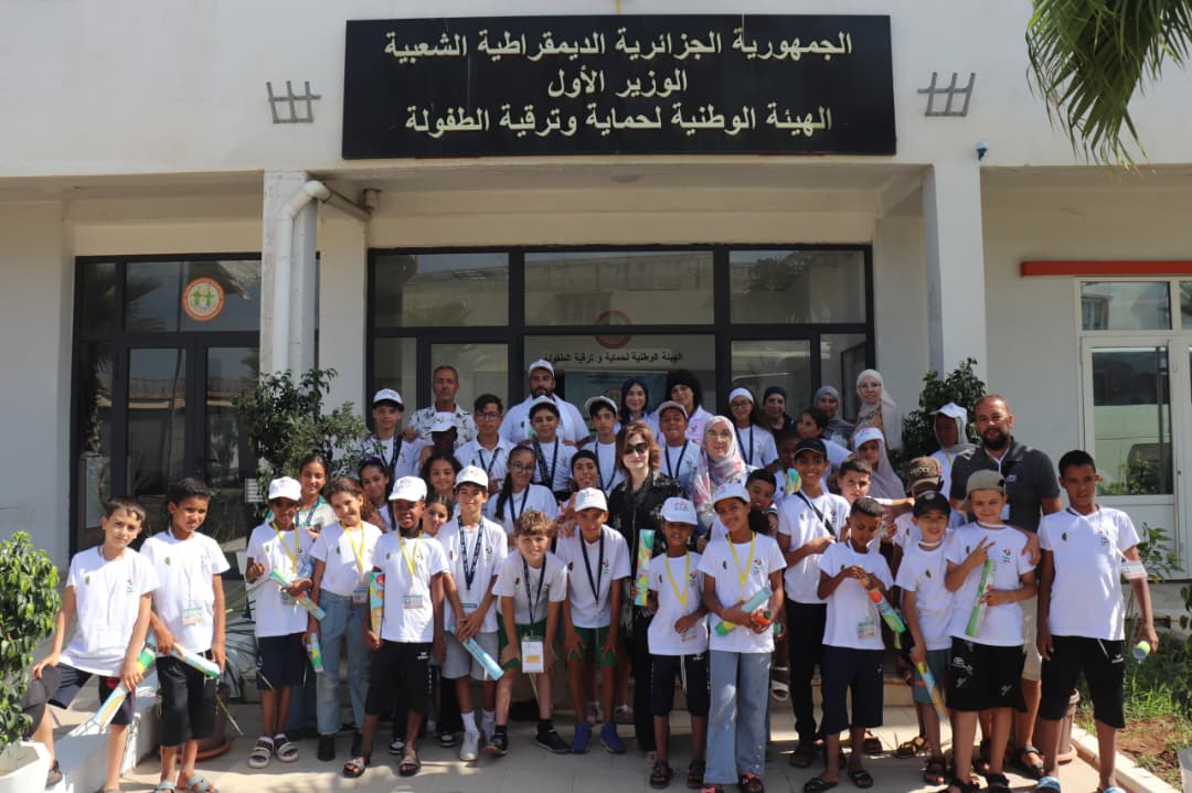 أطفال الجالية الجزائرية والجنوب الجزائري في ضيافة الهيئة الوطنية لحماية وترقية الطفولة