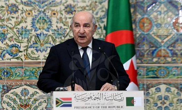 رئيس الجمهورية يؤكد تطابق وجهات النظر بين الجزائر وجنوب افريقيا تجاه القضايا الاقليمية والدولية