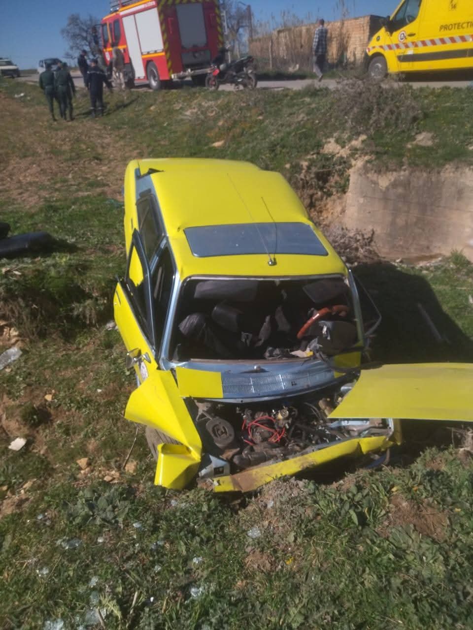 حادث مرور بسوق أهراس يخلف 3 وفيات و4 جرحى