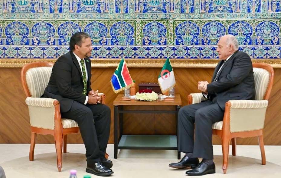 عطّاف يستقبل نائب وزير خارجية جنوب إفريقيا