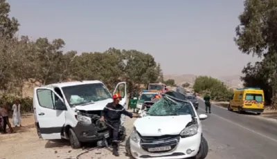 قتيلان و3 جرحى إثر اصطدام بين سيارتين في الشلف