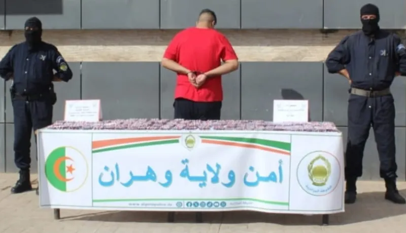 وهران: توقيف مروّج وحجز 8550 كبسولة «صاروخ»