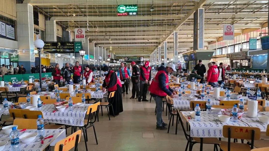 في أول أيام رمضان.. التكفل بأكثر من 2400 صائم بالمحطة البرية خروبة