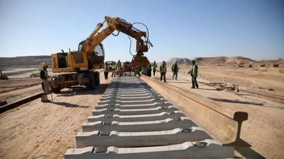 جلاوي يشرف على متابعة أشغال الخط المنجمي بشار–تندوف–غار جبيلات