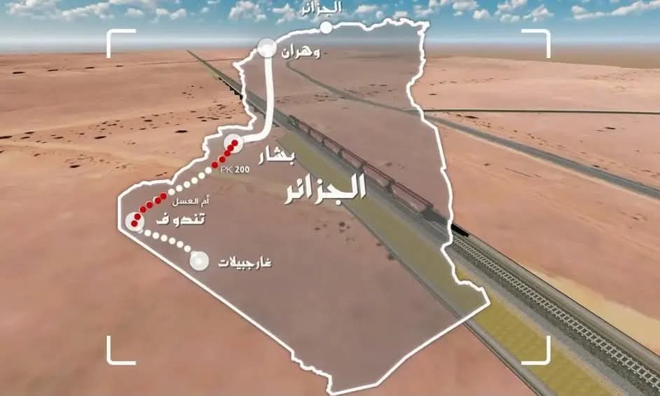 خط السكة الحديدية بشار-بني عباس-تندوف-غارا جبيلات أحد أبرز رموز الإنجازات الوطنية