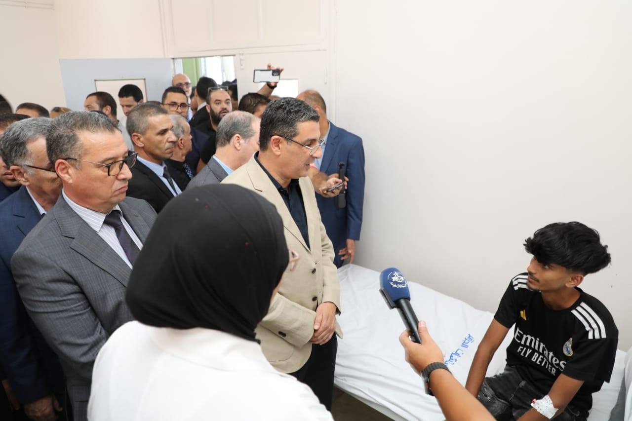 وزير الصحة: جميع الإمكانات الطبية متوفرة للتكفل بالمصابين في أحسن الظروف
