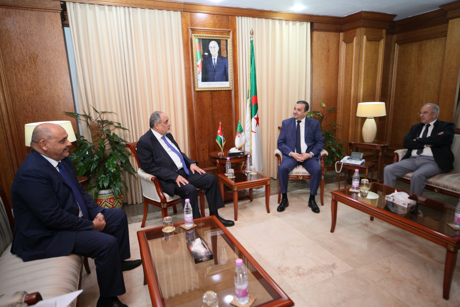 عرقاب يستقبل الأمين العام للاتحاد العام لنقابات عمال الأردن