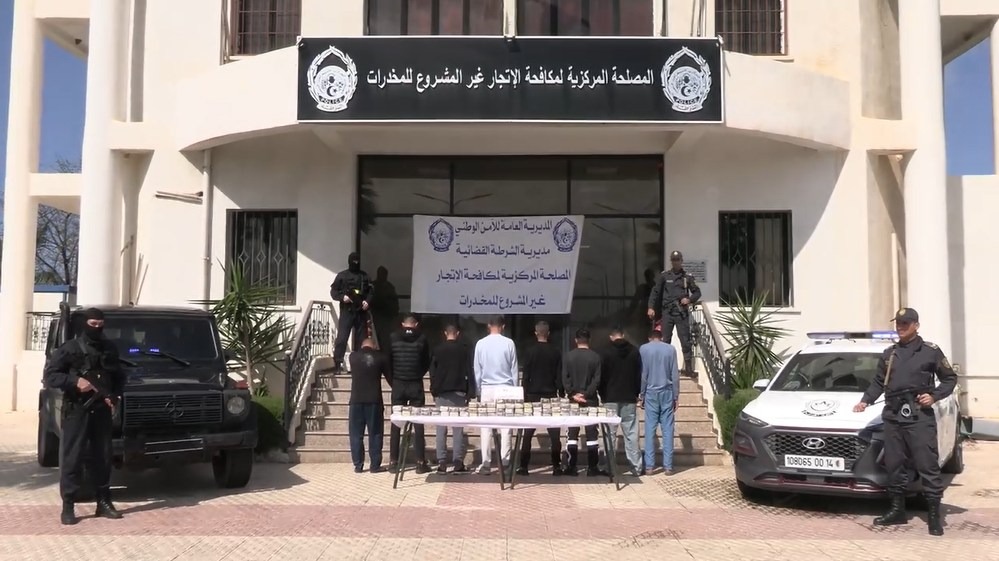 تفكيك شبكة إجرامية وحجز أزيد من 55 كلغ من الكيف المعالج قادمة من المغرب