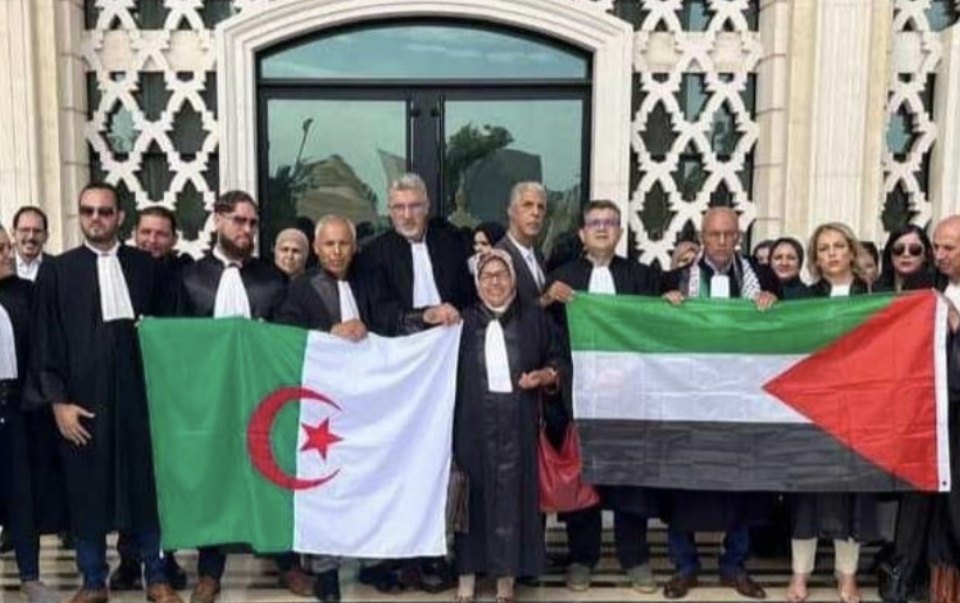 محامو الجزائر في وقفة تضامنية دعماً للمحكمة الجنائية الدولية غداالأحد