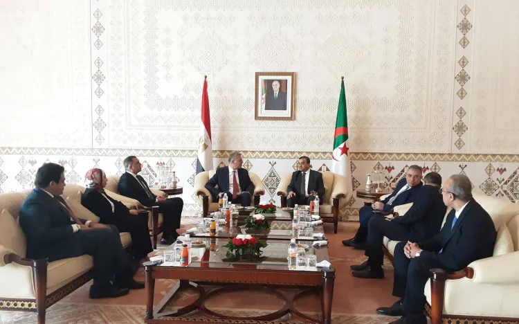 وزير البترول والثروة المعدنية المصري في الجزائر