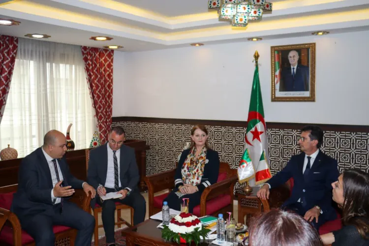 مداحي تستقبل وفد المجموعة البرلمانية للصداقة الإيطالية-الجزائرية