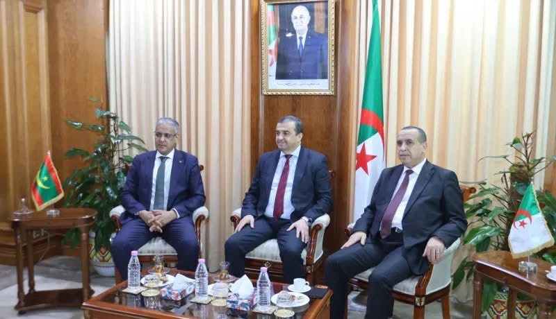 عجال وعرقاب يستقبلان نظيرهما الموريتاني