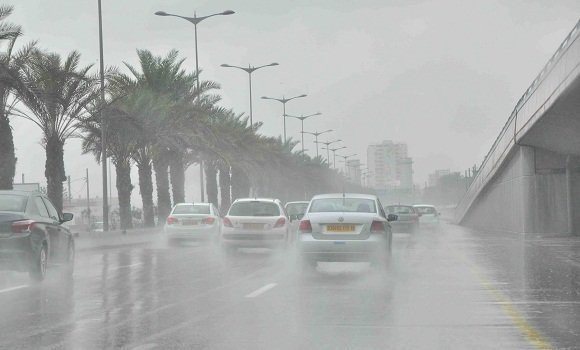 رياح قوية.. أمطار غزيرة ورعود على 16 ولاية اليوم