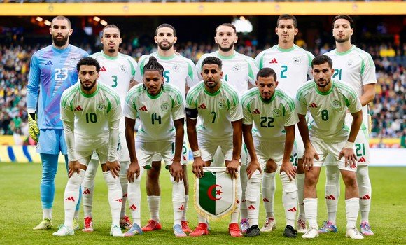المنتخب الجزائري في المركز الـ 38 عالميا