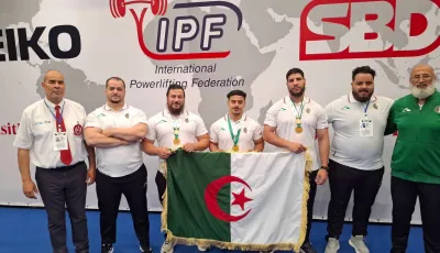 المنتخب الوطني يحصد أربعة ميداليات في البطولة العالمية للحمل بالقوة