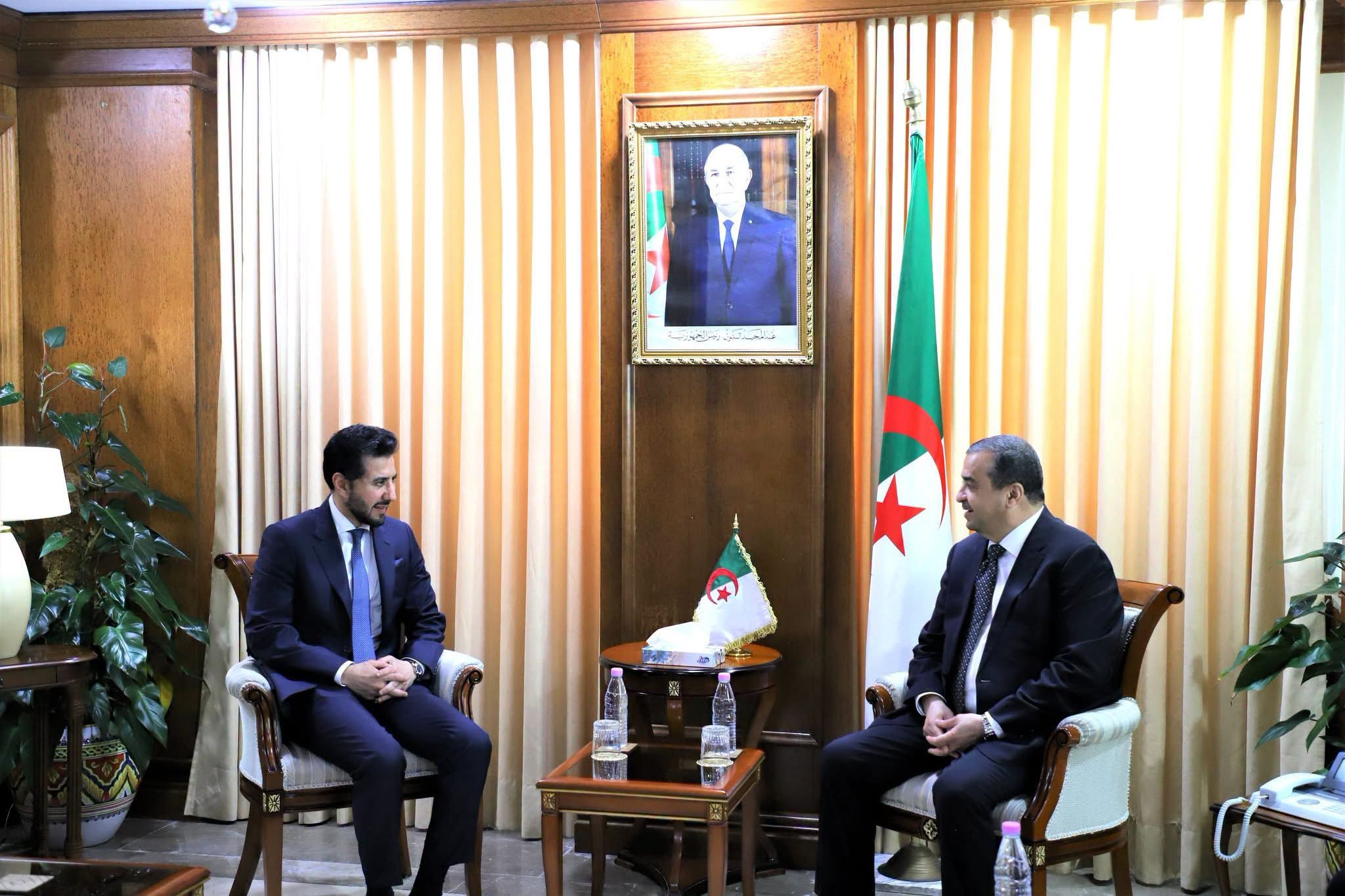 عرقاب يستقبل الرئيس المدير العام لشركة “مداد للطاقة” السعودية ويبحثان آفاق توسيع الشراكة في قطاع المحروقات
