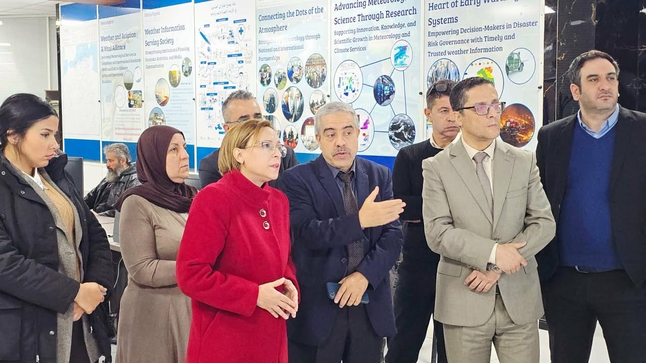 كريكو في زيارة للديوان الوطني للأرصاد الجوية على خلفية التقلبات الجوية الاستثنائية