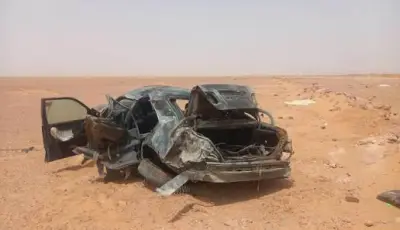 الوادي: وفاة شخص وإصابة 3 آخرين في حادث مرور