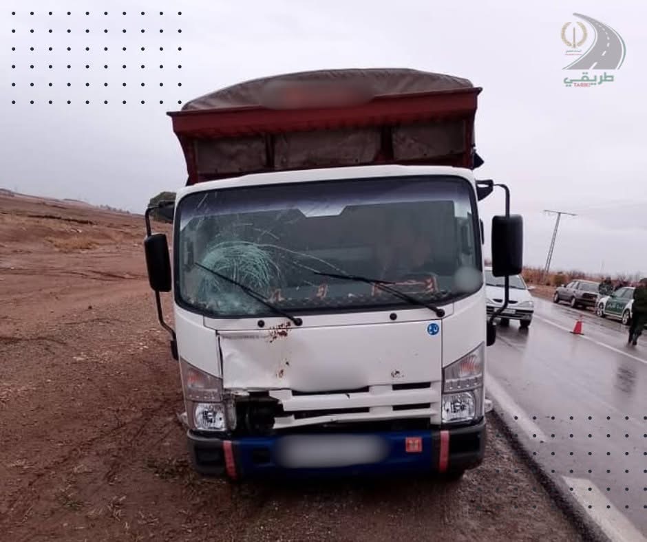 وفـــاة 4 أشخاص بحادث مرور على مستوى بلدية حاسي زهانة في سيدي بلعباس