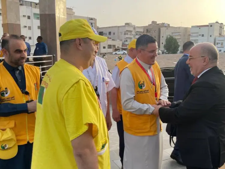 بلمهدي في البقاع المقدسة للإشراف على بعثة الحج
