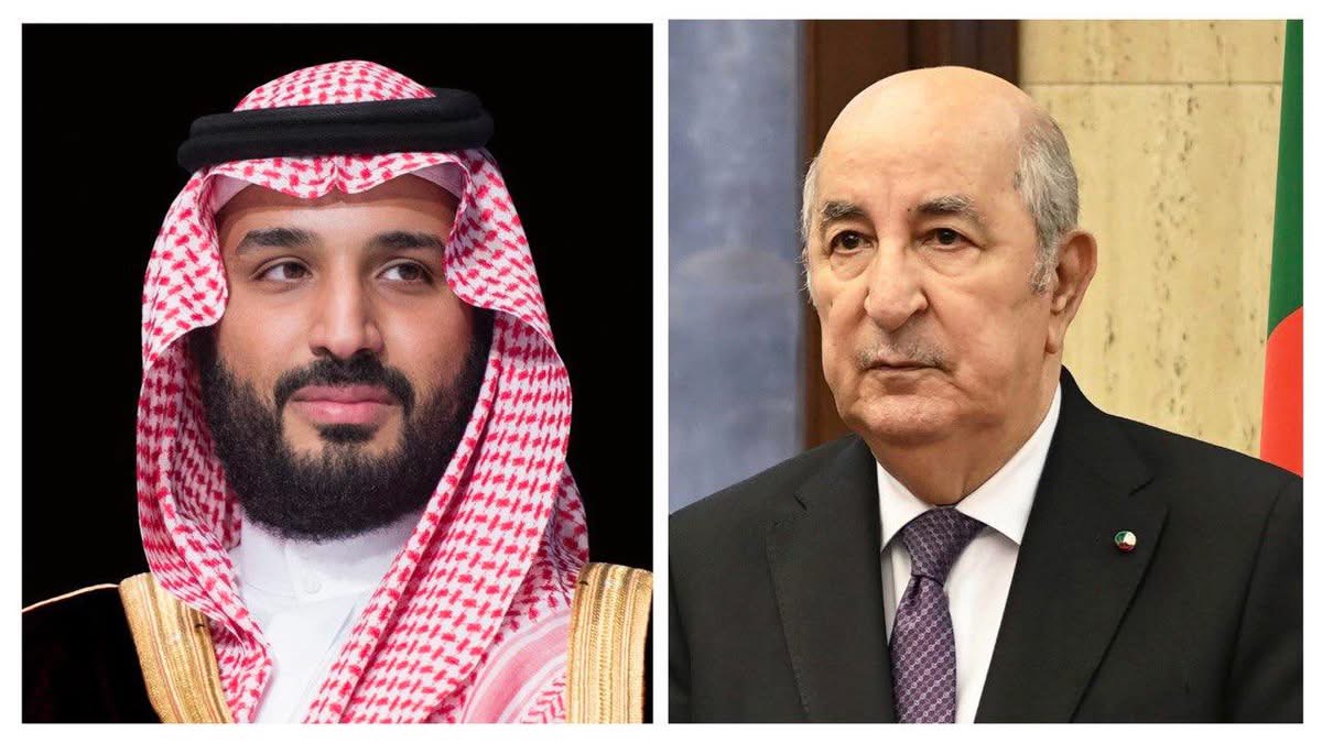 رئيس الجمهورية يجري مكالمة هاتفية مع ولي عهد السعودية