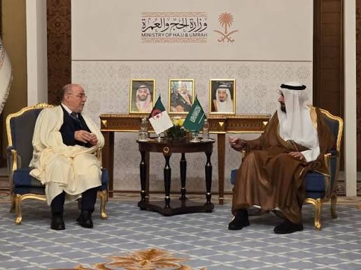 وزير الحج والعمرة السعودي يستقبل يوسف بلمهدي