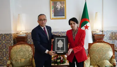 رئيسة المحكمة الدستورية تستقبل سفير إندونيسيا في زيارة وداع