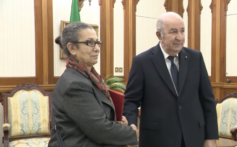 رئيس الجمهورية يستقبل الأمينة العامة لحزب العُمال لويزة حنون