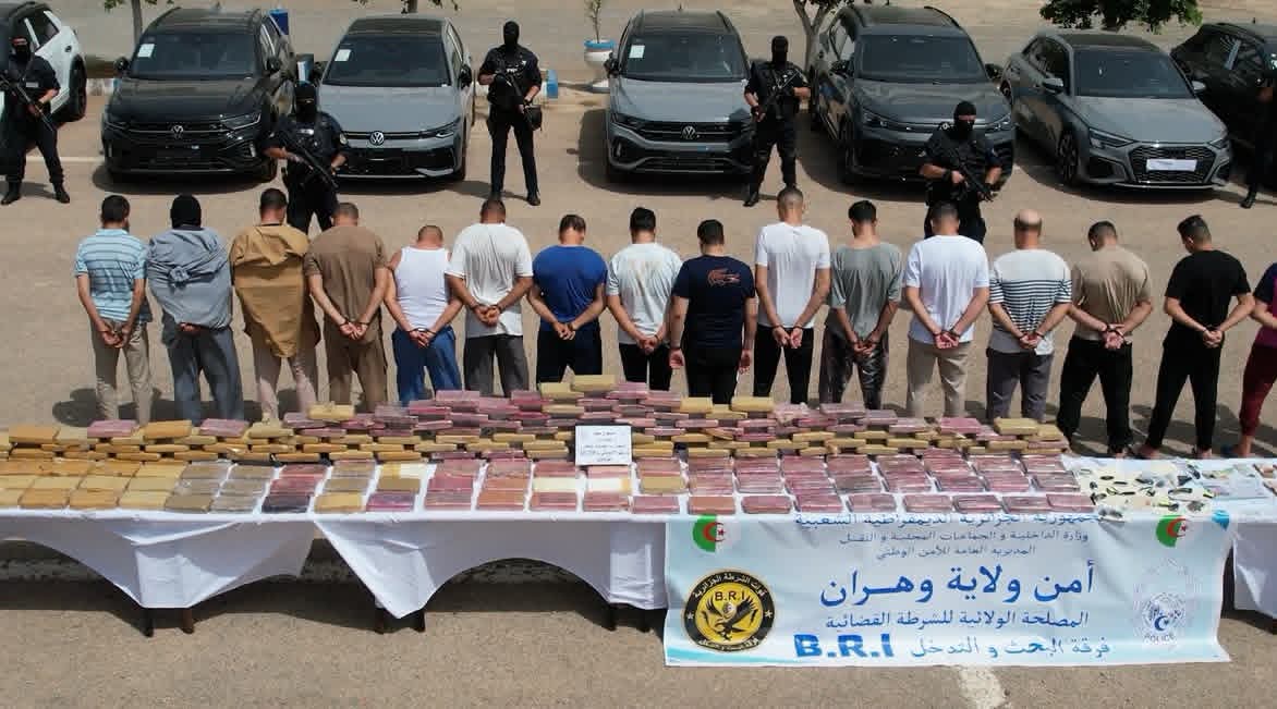 وهران: توقيف 20 شخصا وحجز 228 كلغ من الكوكايين و46 مركبة