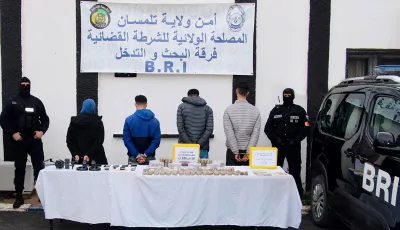 تلمسان: تفكيك شبكة لترويج المخدرات وحجز أزيد من 16 كلغ من الكيف المعالج