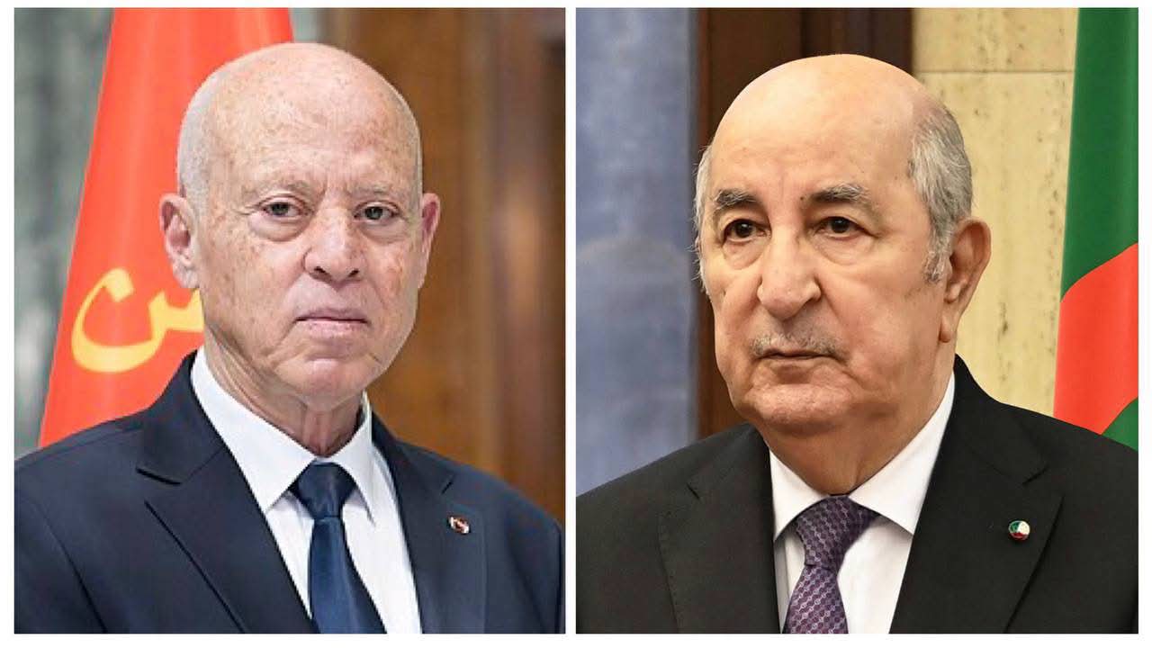 رئيس الجمهورية يجري مكالمة هاتفية مع نظيره التونسي