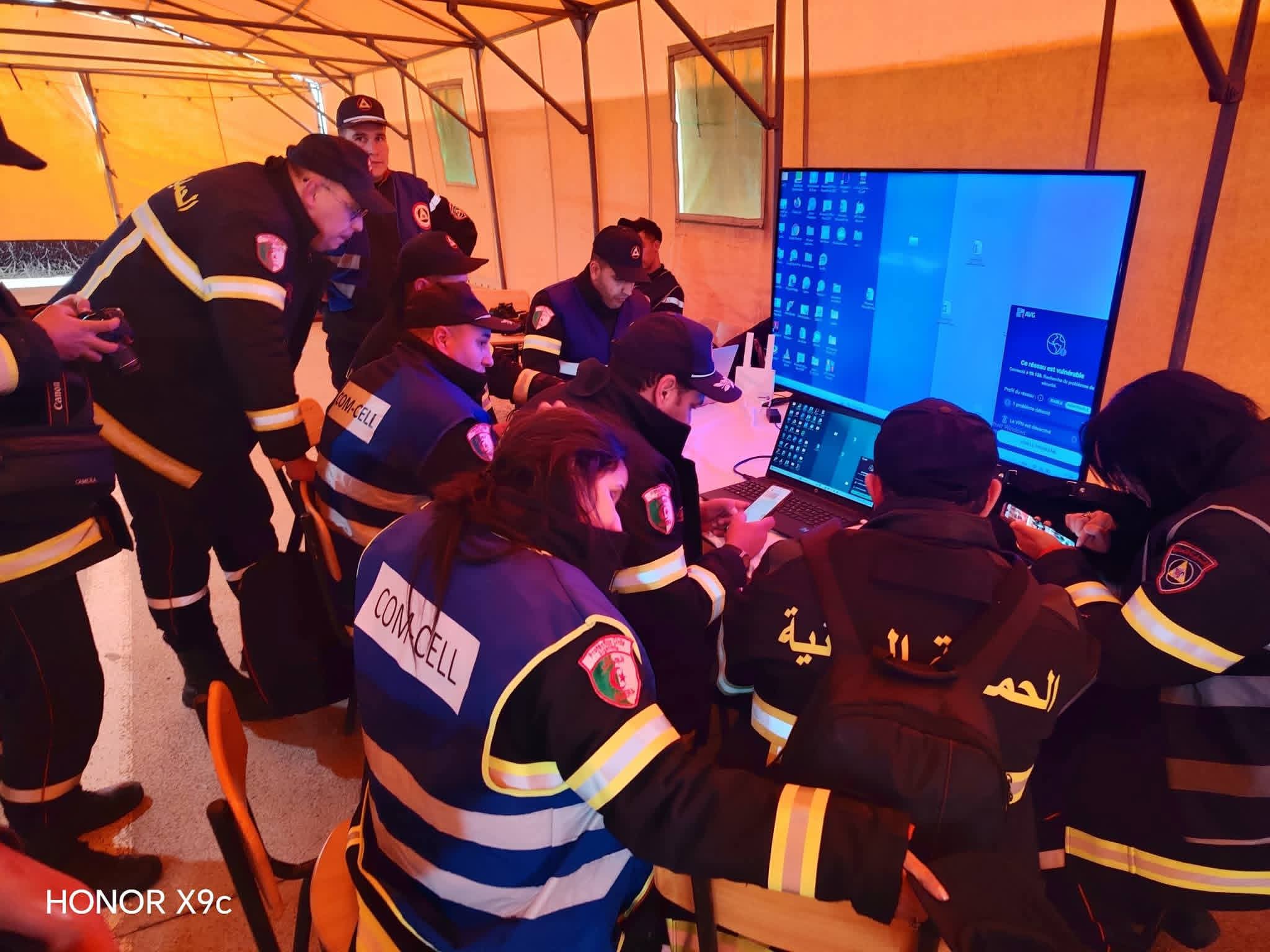 المديرية العامة للحماية المدنية تنظم تمرينًا وطنيًا لمحاكاة زلزال قوي