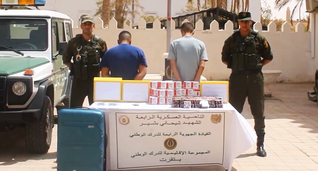 توقرت: الإطاحة بشبكة إجرامية وحجز ازيد من 10 الاف مؤثر عقلي