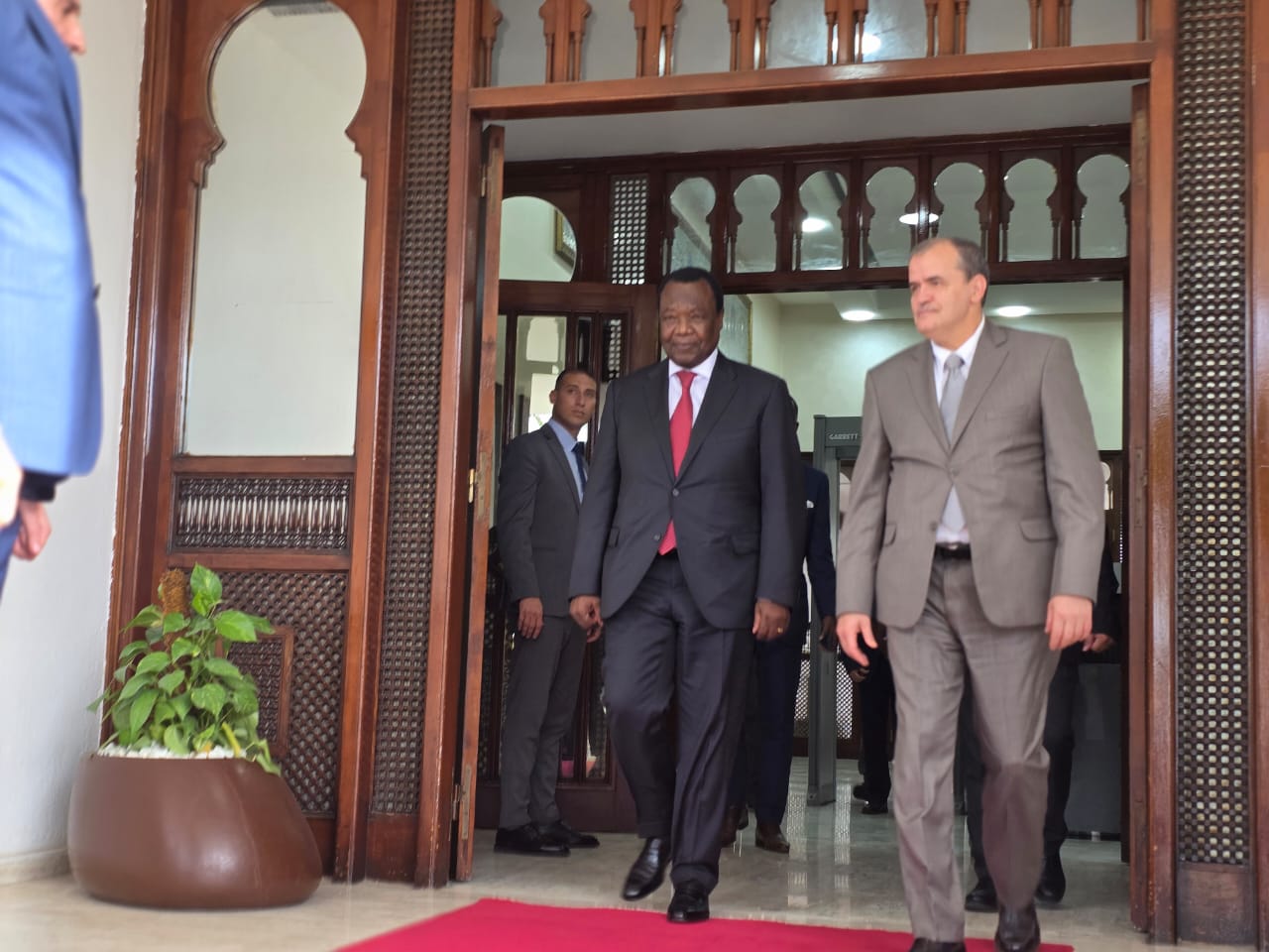 وزير التجارة يستقبل نظيره الكونغولي
