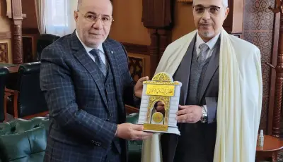 وزير الشؤون الدينية يستقبل رئيس المجلس الإسلامي الأعلى