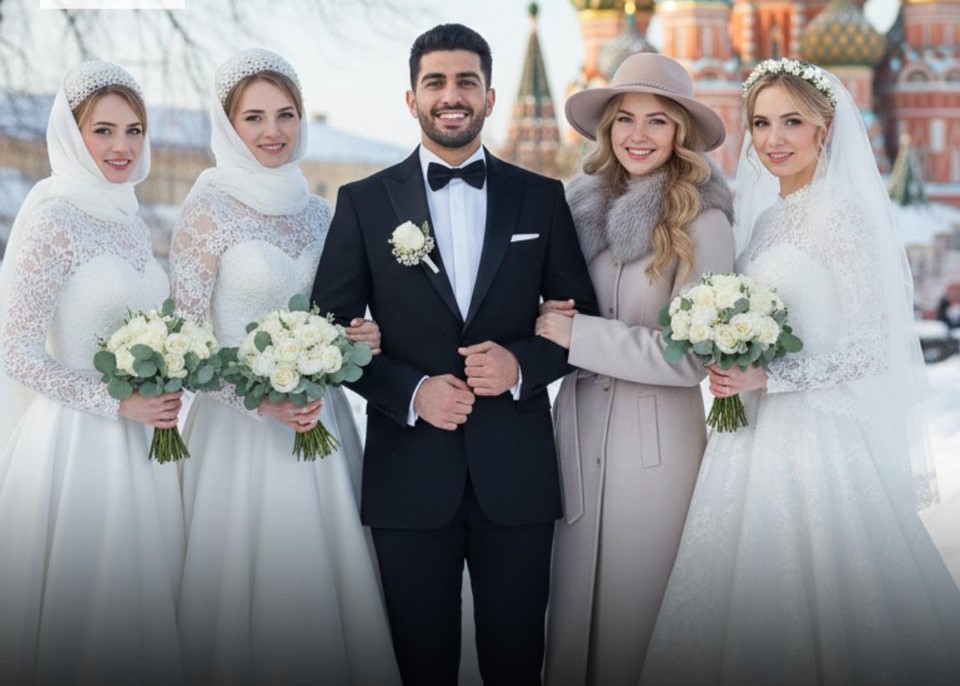لأول مرة منذ أكثر من 100 عام..روسيا تسمح للمسلم بالزواج من 4 نساء