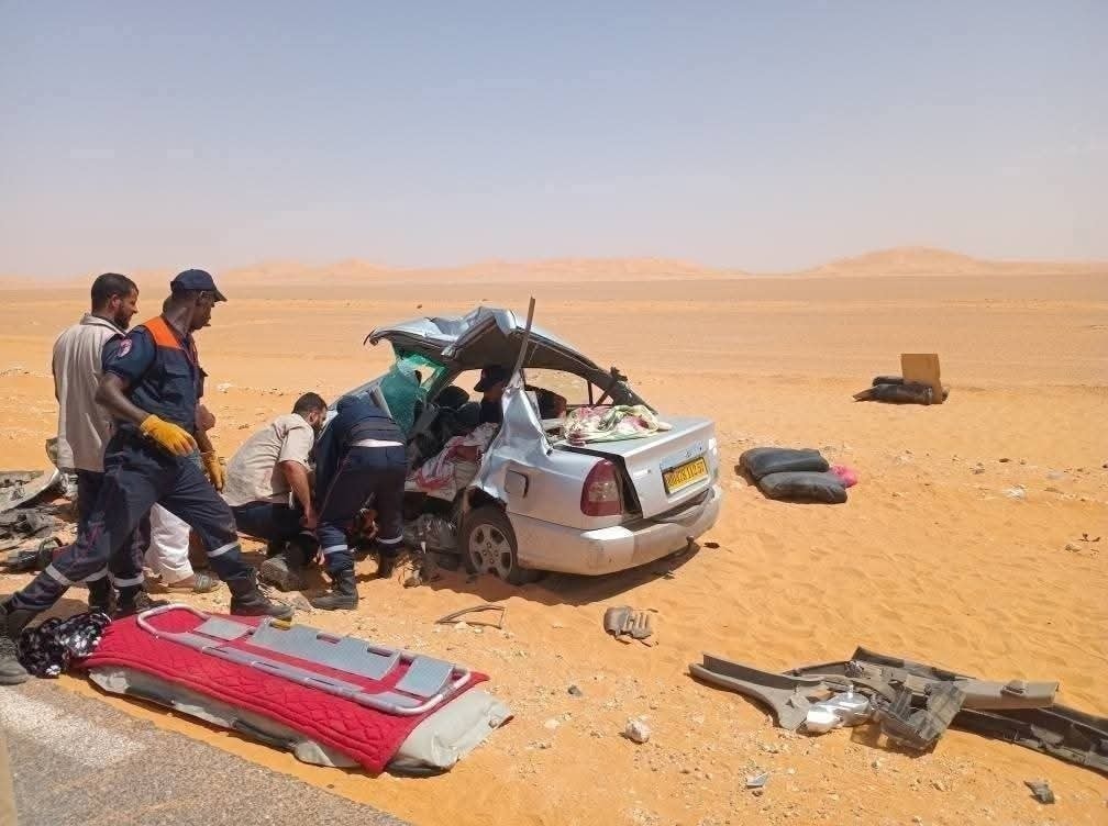 حوادث المرور: وفاة 46 شخصا وإصابة 1936 آخرين خلال أسبوع