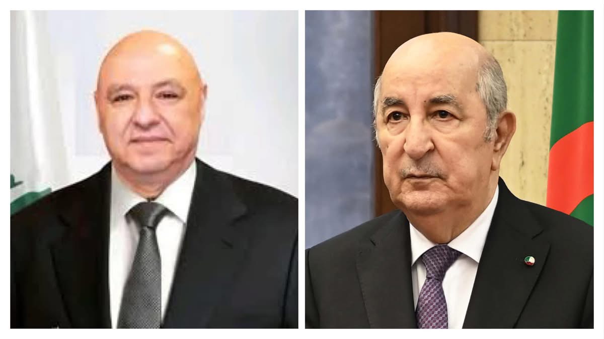 تبون يؤكد تضامن الجزائر مع لبنان في مكالمة مع الرئيس جوزيف عون