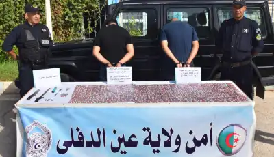عين الدفلى: توقيف شقيقين وحجز 3010 قرص مهلوس