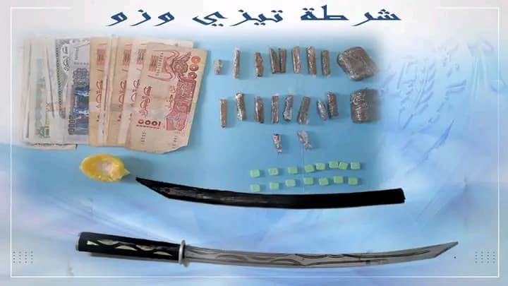 تيزي وزو الاطاحة بشبكة اجرامية مختصة في تروبج المؤثرات العقلية و الكوكايين .
