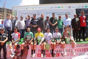 حمزة منصوري أولا في المرحلة الخامسة من طواف الجزائر.