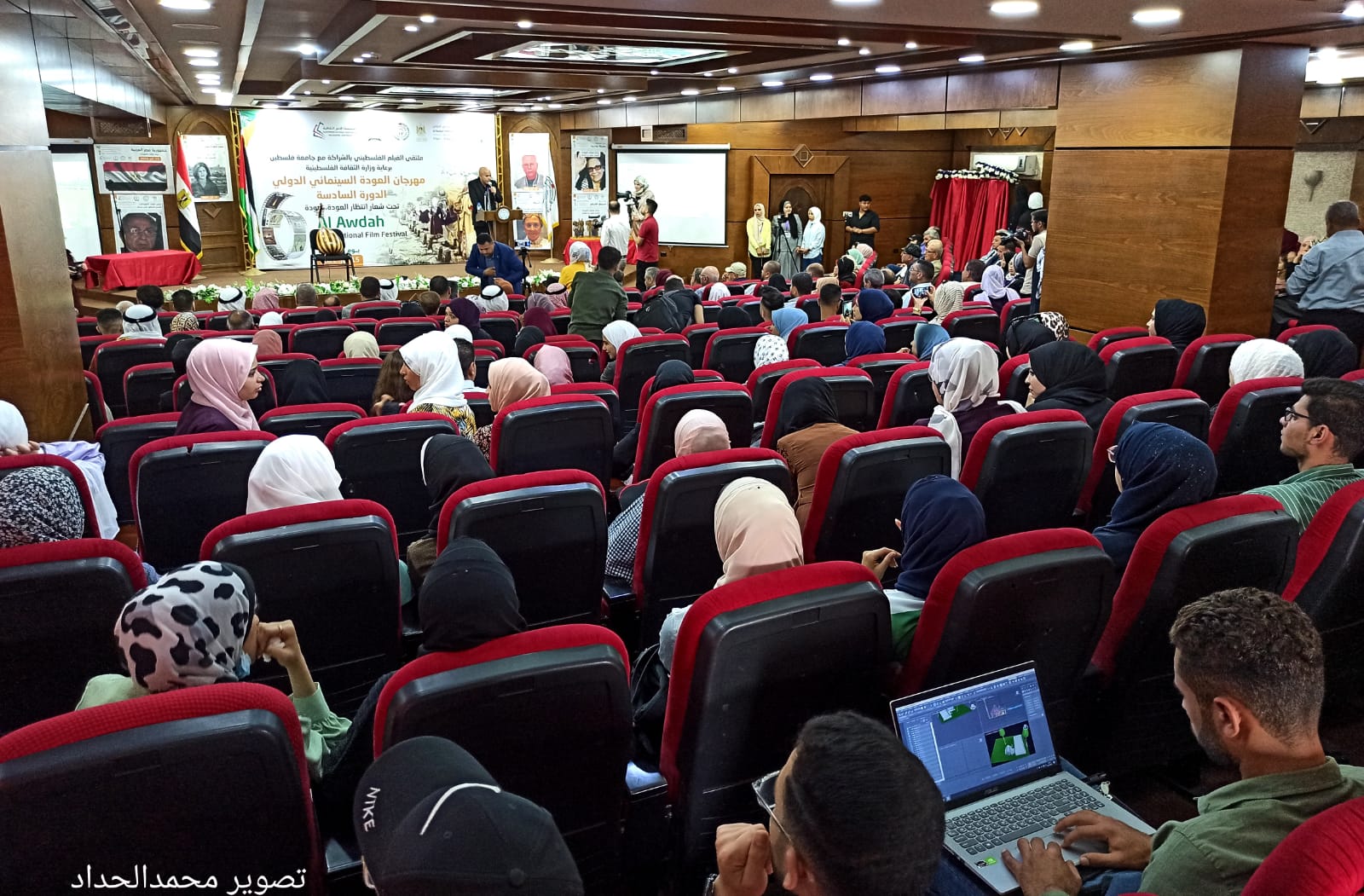 18 جائزة اعلن عنها خلال اختتام الدورة السادسة لمهرجان العودة السينمائي الدولي بجامعة فلسطين