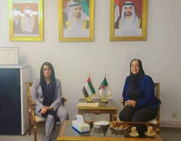 سفيرة الإمارات تلتقي مديرة المركز الجزائري للاستثمار