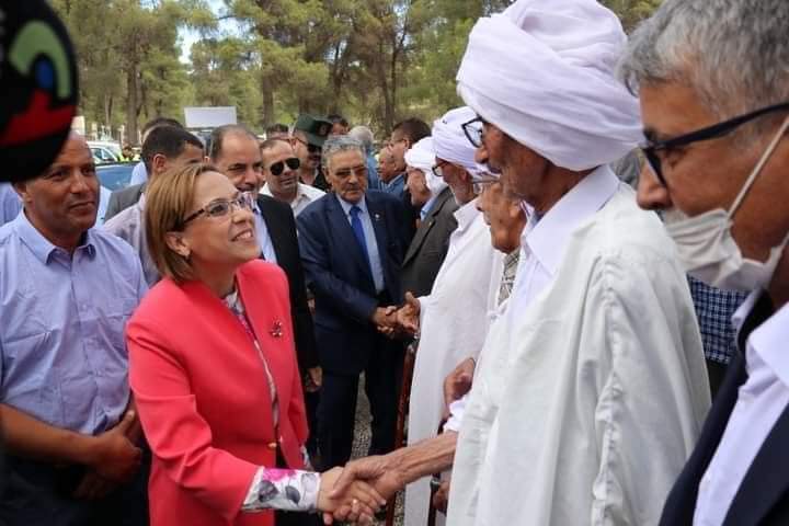 كوثر كريكو…في زيارة إلى ولاية خنشلة
