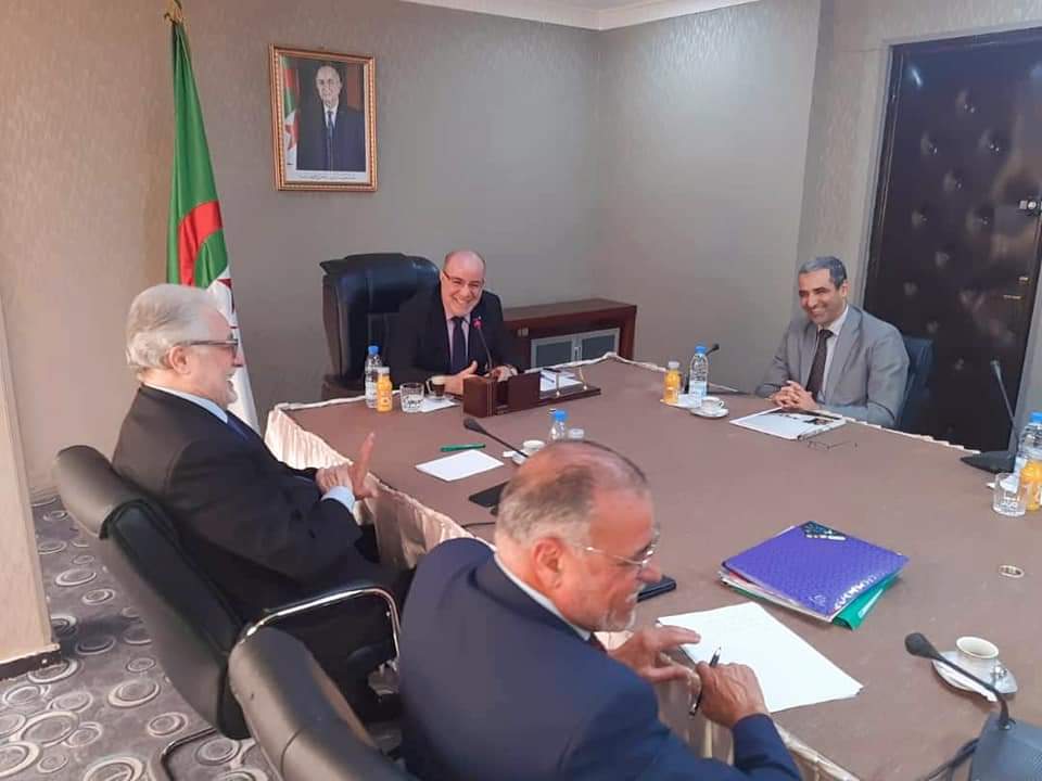 وزير الشؤون الدينية يستقبل عميد مسجد باريس